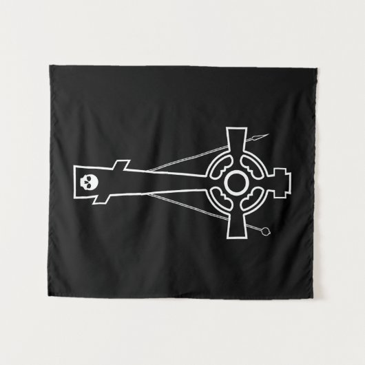 Orthodox Celtic Cross Version 2 Wandteppich (Vorderseite (Horizontal))