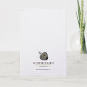 Orthodox Christian Christmas greeting card Karte (Rückseite)