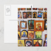 Orthodox, Christian, Icons, Byzantine, GrPostcard Postkarte (Vorne/Hinten)