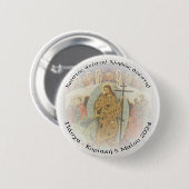 Orthodox Christlich GREEK Christ ist Risen 2,25 in Button (Vorne & Hinten)