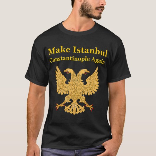 Orthodox Christlich machen Istanbul Constantinopel T-Shirt (Vorderseite)