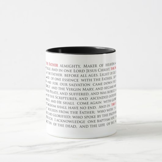 Orthodox Christlich Nicene Creed 11oz Combo Tasse (Zentrum)