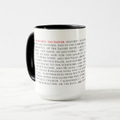 Orthodox Christlich Nicene Creed Combo 15oz Tasse (Vorderseite Links)