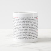 Orthodox Christlich Nicene Creed Jumbo Tasse 20oz (Vorderseite)