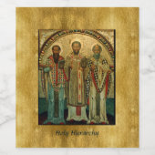 Orthodox Cross l Christlich l Church, Adresse Weinetikett (Einzelnes Label)