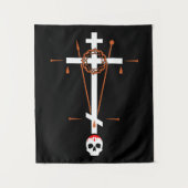 Orthodox Golgotha Kenosis Cross Wandteppich (Vorderseite)