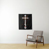 Orthodox Golgotha Kenosis Cross Wandteppich (Beispiel)