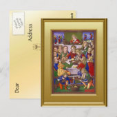 Orthodox Ikon Postkarte (Vorne/Hinten)