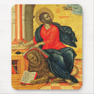 orthodox Ikone des heiligen Evangelisten Markus Mousepad