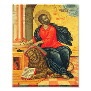 orthodox Ikone des heiligen Markus des Evangeliste Fotodruck