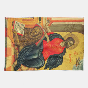 orthodox Ikone des Heiligen Markus des Evangeliste Geschirrtuch