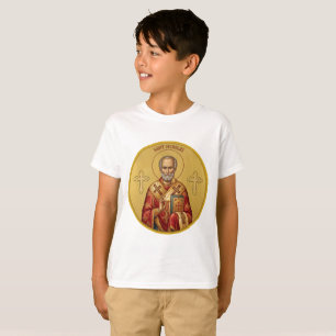 Orthodox-Ikone des Heiligen Nikolaus T-Shirt