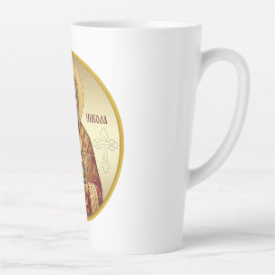 Orthodox-Ikone des Heiligen Nikolaus T-Shirt Milchtasse