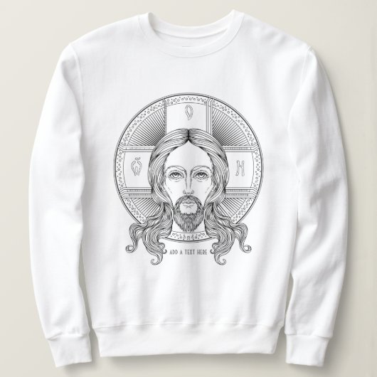 Orthodox Jesus Christ Sweatshirt (Design vorne)
