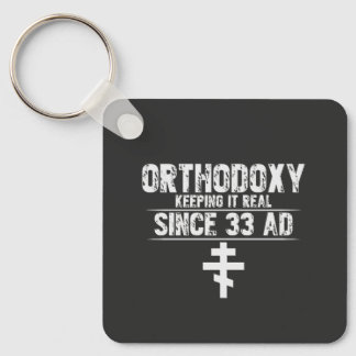 Orthodox l Cross l Funny Sprichwort Persönlich Schlüsselanhänger