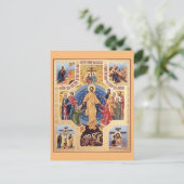 Orthodoxe Auferstehungssymbol - Postkarte (Stehend Vorderseite)