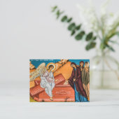 Orthodoxe Christlich Icon Foto Beerdigung Gebetska Platzkarte (Stehend Vorderseite)