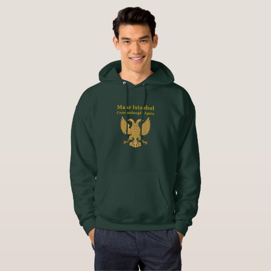 Orthodoxe Christliche Byzantium-Gabe Hoodie (Vorne ganz)