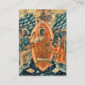 Orthodoxe Christliche Foto-Gedenkkarte Platzkarte (Vorderseite)