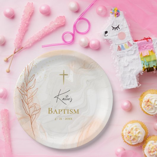 Orthodoxe Christliche Gewässer der Lichttaufe Pappteller (Party)