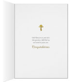 Orthodoxe Christliche Glückwünsche Neue Babykarte (Innen (Rechts))
