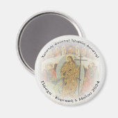Orthodoxe Christliche GRIECHISCHE Christin 2,25 in Magnet (Vorderseite/Rückseite)