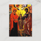 Orthodoxe Christliche Hochzeitskarte Platzkarte (Rückseite)