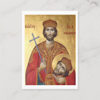 Orthodoxe christliche Ikone des hl. Johannes Vladi Platzkarte