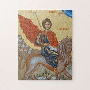 Orthodoxe christliche Ikone des hl. Mamas von Caes Puzzle