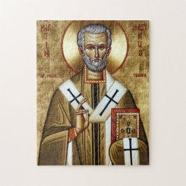 Orthodoxe christliche Ikone des hl. Martin des Bar Puzzle