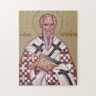 Orthodoxe christliche Ikone des hl. Pankratius von Puzzle