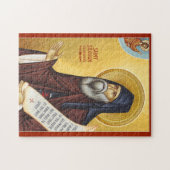 Orthodoxe christliche Ikone des hl. Siluan des Ath Puzzle (Horizontal)