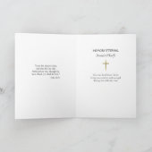 Orthodoxe Christliche Minimalistische Sympathiekar Karte (Innenseite)