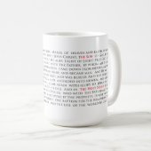 Orthodoxe Christliche Nicene Creed 15oz Tasse (VorderseiteRechts)