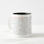 Orthodoxe Christliche Nicene Creed Zwei-Tone-Tasse Zweifarbige Tasse (Vorderseite Links)