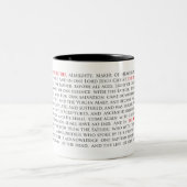 Orthodoxe Christliche Nicene Creed Zwei-Tone-Tasse Zweifarbige Tasse (Mittel)