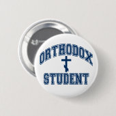 Orthodoxe Christliche "Student" 2,25in. Button (Vorne & Hinten)
