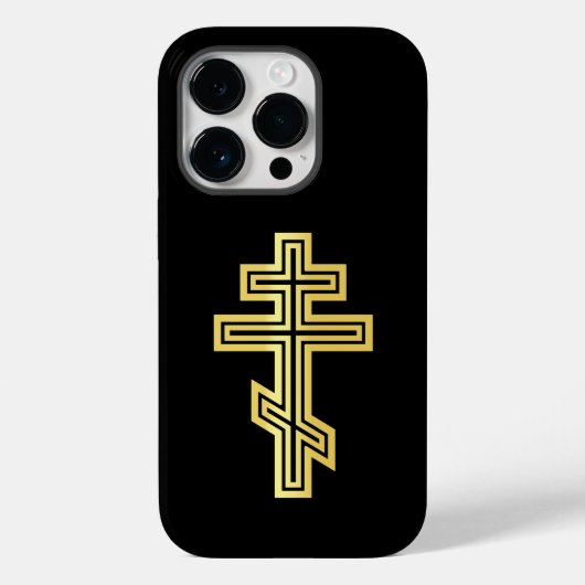 Orthodoxe Christliches Kreuz Case-Mate iPhone Hülle (Rückseite)