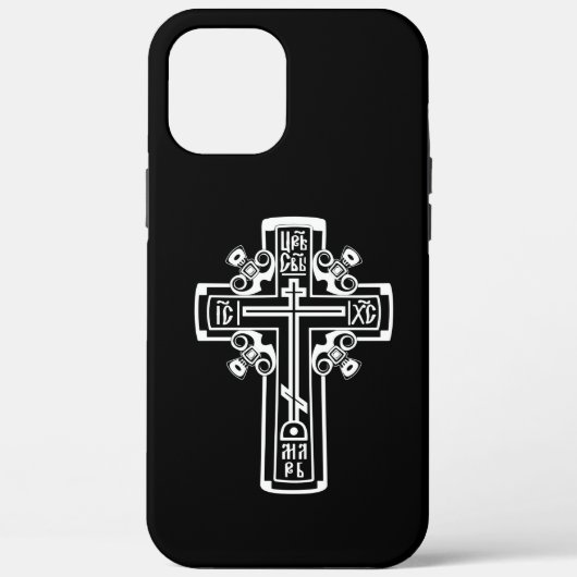 Orthodoxe Christliches Kreuz Case-Mate iPhone Hülle (Rückseite)