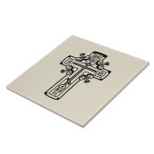 Orthodoxe Christliches Kreuz Fliese (Seite)