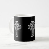 Orthodoxe Christliches Kreuz Kaffeetasse (Vorderseite Links)