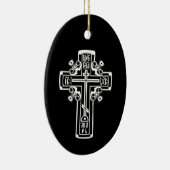 Orthodoxe Christliches Kreuz Keramik Ornament (Rechts)