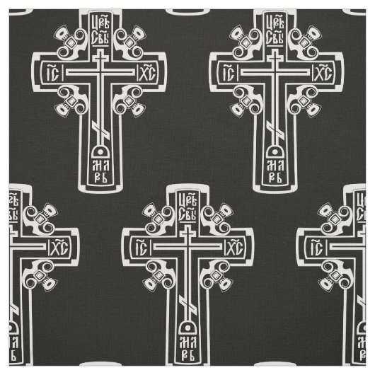 Orthodoxe Christliches Kreuz Stoff (Muster)