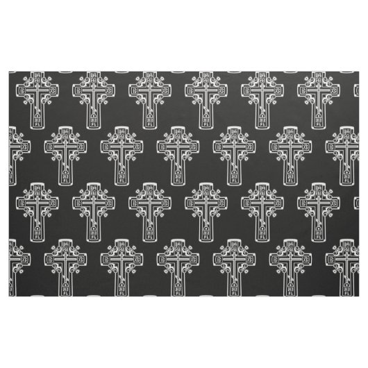Orthodoxe Christliches Kreuz Stoff (Fat Quarter (45,7 x 55,9 cm))