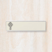 Orthodoxe Christliches Kreuz Türschild (Vorderseite )