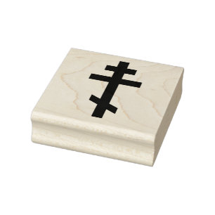 Orthodoxe Cross-Rubber-Briefmarke Gummistempel