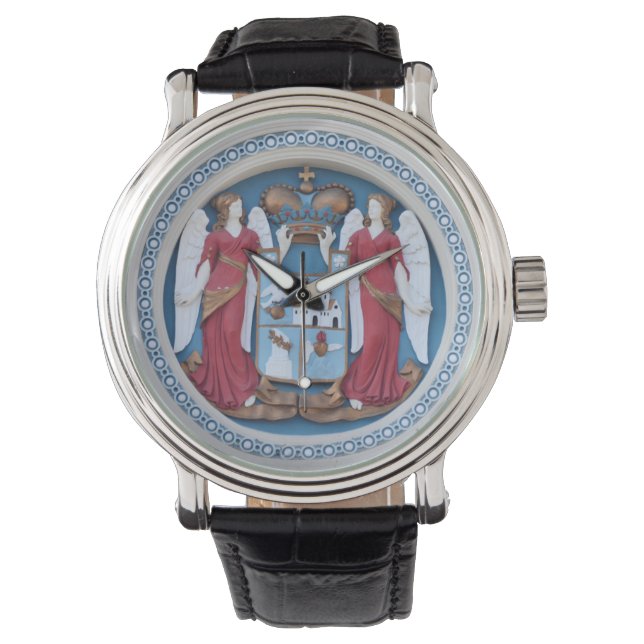 orthodoxe Engel Siegel Religiensymbol stucco timis Armbanduhr (Vorderseite)