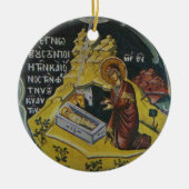 Orthodoxe Geburt Christisikone Keramikornament (Vorne)
