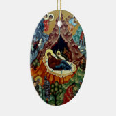 Orthodoxe Geburt Keramikornament (Rechts)