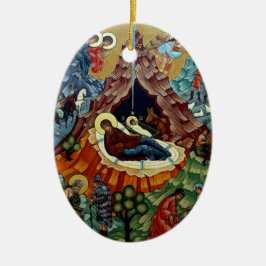 Orthodoxe Geburt Keramikornament